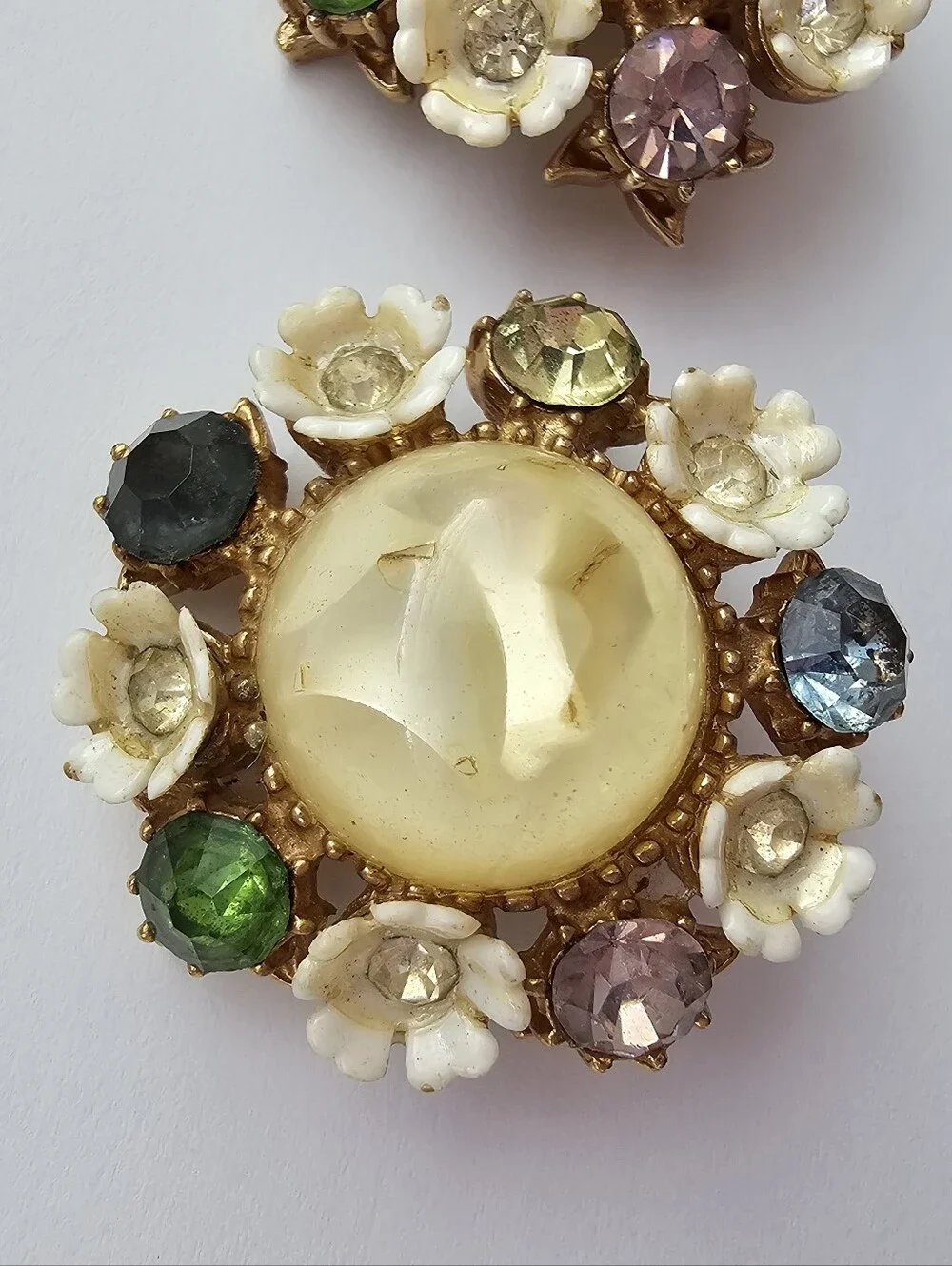 Vintage 1950s Pastel Floral Cluster 